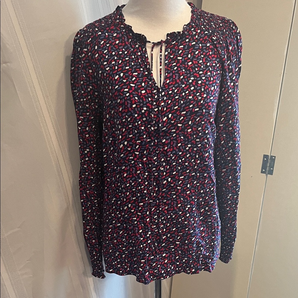 Talbots Multicolor Patterned Blouse